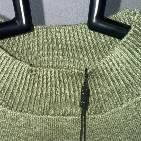 Zeagoo Sea Floral Green Sweater - Picture 6 of 10